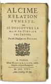 CAMUS, JEAN-PIERRE, Bishop of Belley. Alcime, Relation Funeste, ou se descouvre la Main de Dieu sur les Impies. 1625